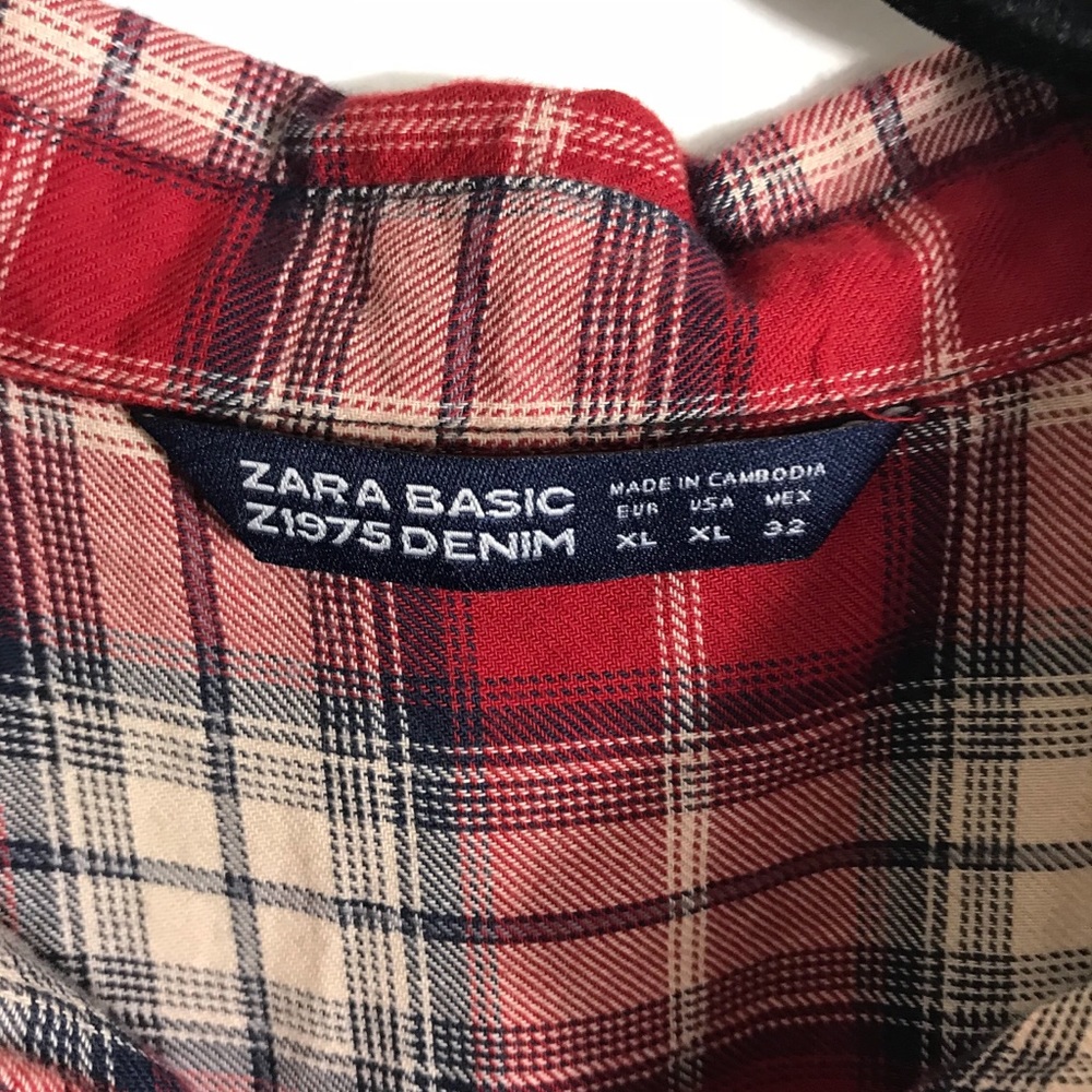 Zara plaid shirt - Picture 3 of 4